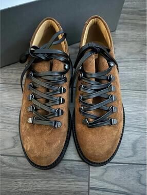 Jacques Soloviere Paris - Rasmus Suede Shoes - Color Chocolate - Size 36.5